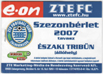 ZTE FC 2007 tavaszi bérlet