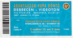 Debreceni VSC - Videoton FCF (MK Döntő), 2001.06.13