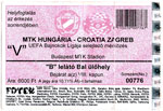 MTK Hungária FC - NK Croatia Zagreb (BL), 1999.08.25