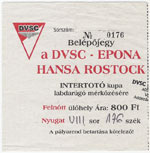 Debrecen - Hansa Rostock Intertoto Kupa, 1998.07.18