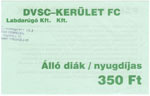 DVSC - III. Kerület FC, 1998.11.00