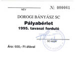 Tavaszi bérlet, 1995.00.00