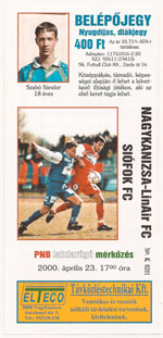 Nagykanizsa-LinAir FC - Siófok FC, 2000.04.23