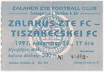 Zalahús ZTE FC - Tiszakécskei FC (NBI)