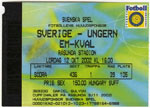 Svédország - Magyarország, 2002.10.12
