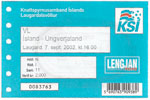 Izland - Magyarország, 2002.09.07