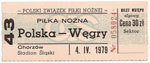 Lengyelország - Magyarország, 1979.04.04