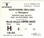 Észak-Írország - Magyarország, 1989.09.06