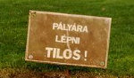 Pályára lépni tilos!