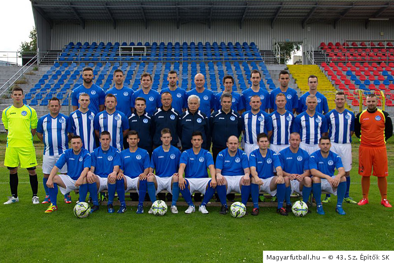 A 43. Sz. Építők SK játékoskerete a 2013/2014-es szezonban