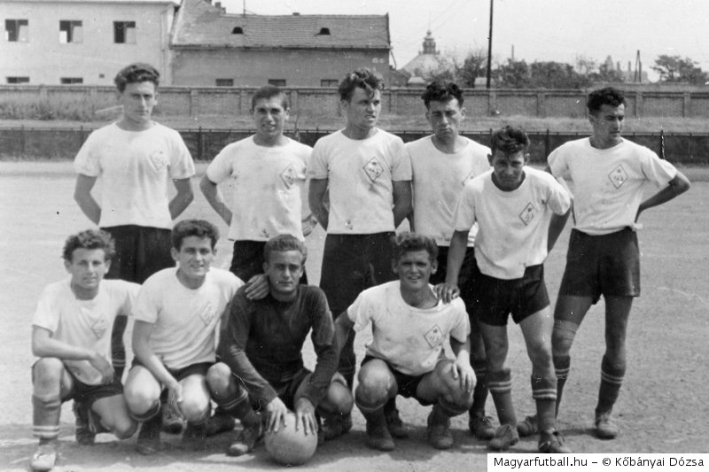 A Kőbányai Dózsa csapata az 1956-os szezonban