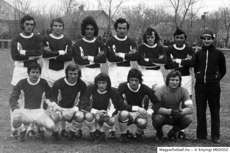Az Enyindi MEDOSZ csapata 1976-ban