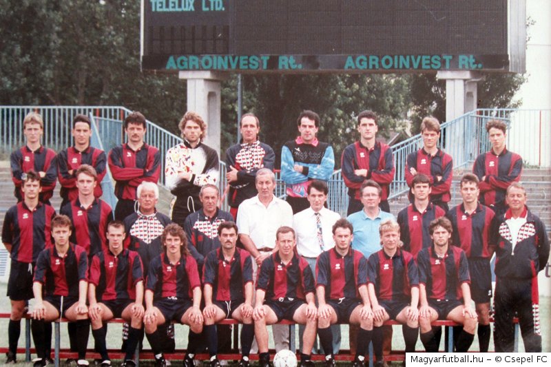 A Csepel-Kordax csapata az 1994/1995-ös szezonban