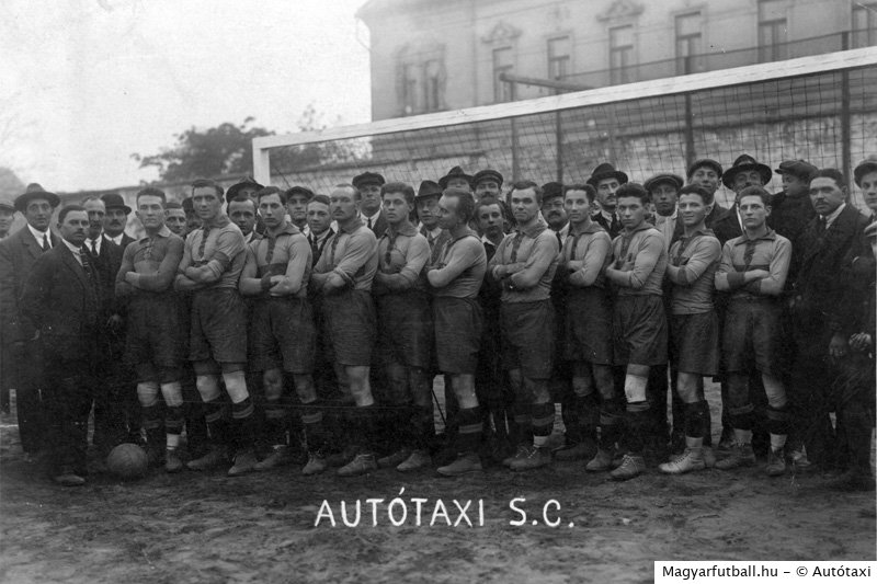 Az Autótaxi csapata az 1920-as években