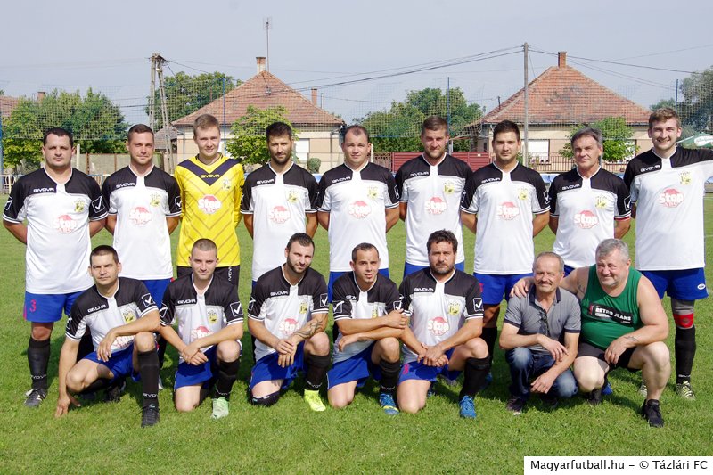 A Tázlári FC csapata a 2019/2020-as szezonban