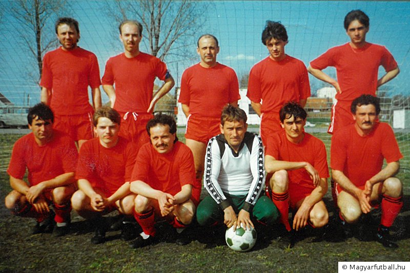 A Tázlári SC csapata az 1991/1992-es szezonban