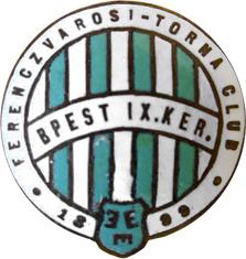 Antique Ferencvarosi TC Budapest Torna Club Bajnok FTC Football Crest Pin  Badge