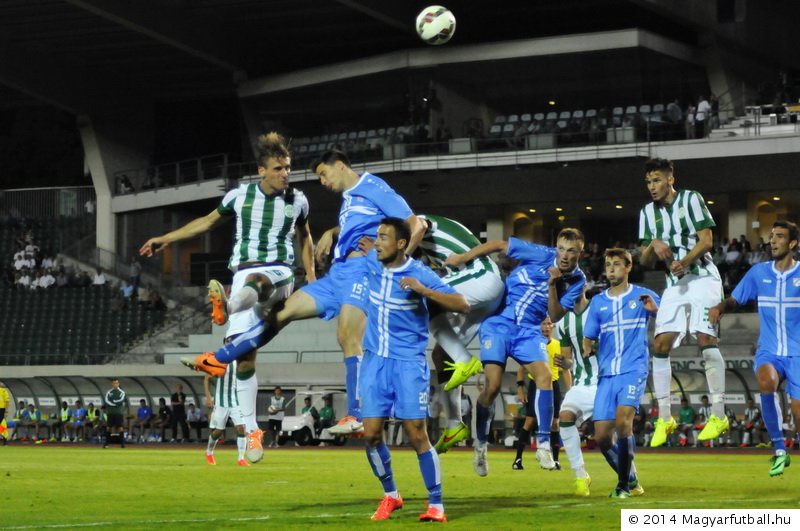 Ferencvarosi TC vs. HNK Rijeka UEFA EL football match, Stock Photo, Picture  And Rights Managed Image. Pic. ZON-6124548