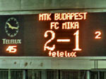 MTK Budapest FC - MIKA FC Ashtarak 2007.07.19.