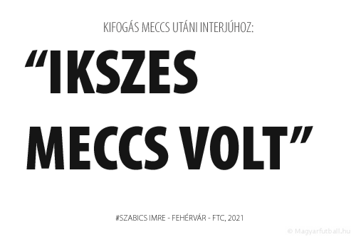 Ikszes meccs volt