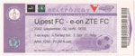 belépőjegy: Újpest FC - e.on-Zalaegerszegi TE FC