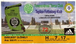 belépőjegy: Ferencváros - FK Teplice