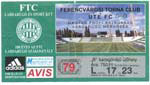 belépőjegy: FTC - Újpest FC