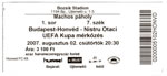 belépőjegy: Budapest Honvéd FC - FC Nistru Otaci