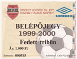 belépőjegy: Kispest-Honvéd FC - Vác FC