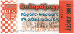 belépőjegy: Diósgyőr FC - FTC