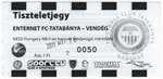 belépőjegy: Enternet-FC Tatabánya - BKV Előre SC