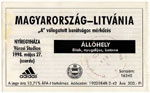 Magyarország - Litvánia, 1998.05.27