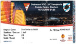 belépőjegy: Debreceni VSC - UC Sampdoria