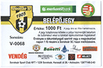 belépőjegy: Soroksár SC - Zalaegerszegi TE FC 0-0