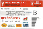 belépőjegy: Debreceni VSC-TEVA - FK Rabotnički Kometal Skopje