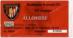 Budapest Honvéd FC - FC Sopron, 2006.10.14