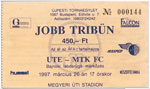 belépőjegy: Újpest - MTK