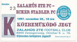 belépőjegy: Zalahús ZTE FC - Stadler FC