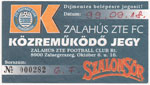 belépőjegy: Zalahús Zalaegerszegi TE FC - Haladás