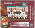 belépőjegy: Zalahús Zalaegerszegi TE FC - Újpest FC