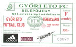 belépőjegy: Győri ETO FC - FTC