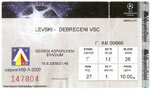 belépőjegy: PFC Levski Sofia - Debreceni VSC