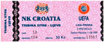 belépőjegy: NK Croatia Zagreb - MTK Hungária FC (BL)