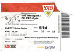 belépőjegy: VfB Stuttgart - Győri ETO
