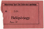 belépőjegy: 