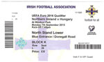 belépőjegy: Észak-Írország - Magyarország 1-1