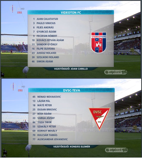 Debreceni VSC-DLA U19 vs Ferencváros TC U19 live score, H2H and lineups