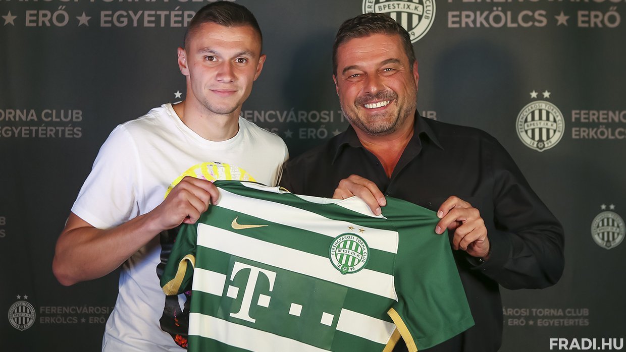 BUDAPEST, HUNGARY - MARCH 6: Oleksandr Zubkov of Ferencvarosi TC