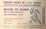 Újpesti Dózsa SC - SSC Napoli, 1990.10.03
