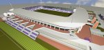 Széktói Stadion látványterv